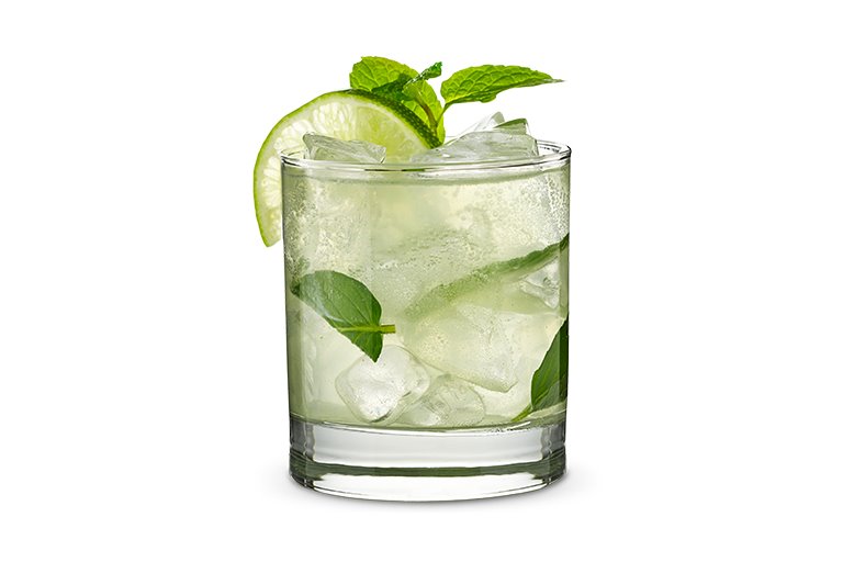Skinny mojito cocktail