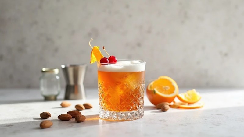 Amaretto Sour Cocktail